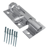 Trinco Fecho Ferrolho Aluminio Porta Pequeno 2 Polegadas