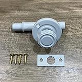 Trinco Fecho Para Portas Janelas Tipo Batom Branco   União Mundial