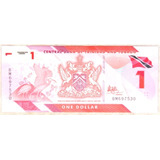 Trinidad And Tobago Bela Cédula 1 Dollar Fe Polímero