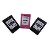 Trio 2 Cartuchos 662xl Bk 1 662 Color 1516 2546 3515 4645