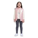 Trio Calça Colete Camiseta Manga Longa Calvin Klein Menina