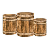 Trio Capa Cilindro Tecido Sublimado 3d C elástico
