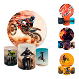 Trio Capa Cilindros Painel Redondo Veste Fácil Moto