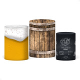 Trio Capas Cilindros Festa Boteco Veste Fácil C Elástico