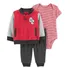 Trio Carters Em Fleece Baby Menino Original Pronta Entrega