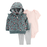Trio Carters Estampa Oncinha