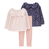 Trio Carters Menina Infantil Original Pronta Entrega