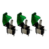 Trio Chave Botão Caça Liga Desliga C Led Nitro 4x4 Som