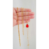 Trio Colar Choker Corrente E Pingente Kit 4 Peças