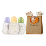 Trio Colônia Mamãe E Bebê 100ml Natura Recem Nascido