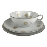 Trio De Cha Porcelana Antiga Japonesa Sone China