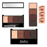 Trio De Sombras Marrons 1 Prime Para Sobrancelhas Ruby Rose