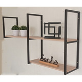 Trio De Suportes Estilo Industrial