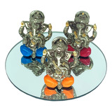 Trio Ganesha Hindu Deus Sorte Prosperidade