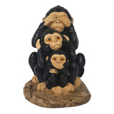 Trio Macacos Sabios Cego