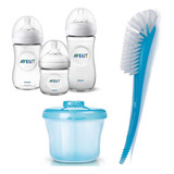 Trio Mamadeira Pétala Dosador Escova Azul Philips Avent