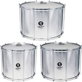 Trio Surdos Axé Samba Reggae Timbra 18 20 22 Pol 40cm