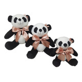 Trio Urso Panda Pelucia