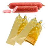 Tripa Artificial Colágeno Grampeada Para Salame Calibre 50