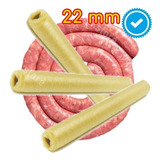 Tripa Artificial Colágeno P  Linguiça Fina Cal 22 Kit Com 3