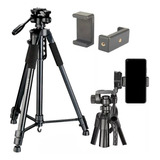 Tripe Camera Digital Filmadora Dslr Aluminio 1.6 Mts Tr 462