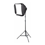 Tripé Com Softbox 60x60 P Flash Speedlite Dedicado Godox