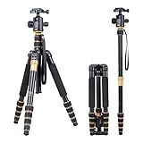 Tripé Monopé 2 Em 1 Profissional Hidráulico Alumínio 1 6 Metros Para Câmeras Fotográficas Exclusivo WANYA 