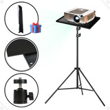 Tripé Para Projetor Suporte Bandeja Notebook Pedestal 1 80m
