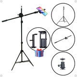 Tripé Para Softbox Girafa Horizontal C Ballhead Suporte