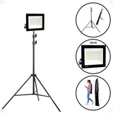 Tripé Pedestal   Holofote Refletor 100w Led Foto Branco Frio
