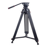 Tripé Profissional Dcy 6018 Tipo Manfrotto Benro Hidraúlico