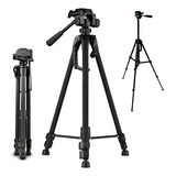 Tripé Profissional Para Camera Celular 1 80mt Mtg 3018 Com Suporte Celular Smartphone