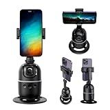 Tripé Suporte Inteligente Para Celular Com Rastreamento Facial Automático De Rosto 360°, Ideal Para Lives, Videochamadas E Gravações Sem Necessidade De Aplicativo Para Celular, Gimbal Estabilizador
