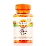 Triple Omega 3-6-9 - 60 Cápsulas, Sundown Naturals, Sundown Naturals