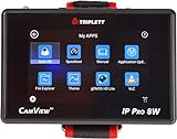 Triplett Testador De Câmera CamView IP Pro 8W 4 IPS Touchscreen NTSC PAL HD CVI 3 0 AHD 3 0 HD TVI 3 0 Com PoE E Teste De Rede 8066 