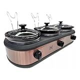 Triplo Rechaud Buffet Elétrico Slow Cooker 3 Panelas 127v
