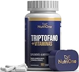 Triptofano 500mg 180 Cápsulas + Niacina, Inositol, Magnésio, Vitamina D E B6 - Nutrione