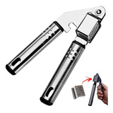 Triturador Espremedor De Alho Aço Inox Amassador Alho Luxo
