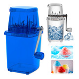 Triturador Picador Manual De Gelo Azul Raspadinha