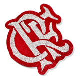 Trj100t Time Futebol Flamengo Patch Bordado Termo Adesivo