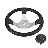 Trkimal Volante- Volante De 300 Mm Com Tampa Para Carrinho De Corrida Taotao Go-Kart E Dune Buggy