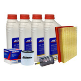 Troca De Óleo 5w30 Sintético 4 Litros E Filtros Spin Gm