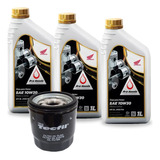 Troca De Oleo Cb 500x Cb 500r Honda 10w30 3 Litros Filtro