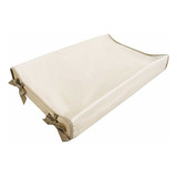 Trocador Anatômico De Cômoda Americano 200 Fios 68x45x10 Cor Bege 2165 palha C Bege