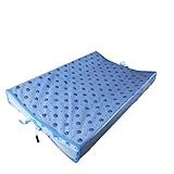 Trocador Bebê Anatômico Para Cômoda Com Capa Plástica Americano Coroa Azul Escuro Conforto Real Para Seu Pequeno Príncipe