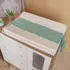 Trocador Cômoda Fraldas Anatômico Bebê Americano Branco Cor Antony Verde Pérola