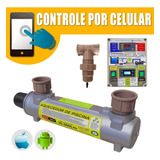 Trocador De Calor Piscina 20m 220v 380v Wifi Ionizador Gold