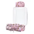 Trocador De Fralda Impermeável Dobrável Lindas Estampas Safári Rosa