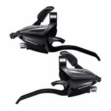 Trocador Shimano Ez Fire Ef500 7v Com Manete Preto Passador