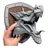 Trofeu Cabeça De Dragão Parede Decoração Presente Escultura